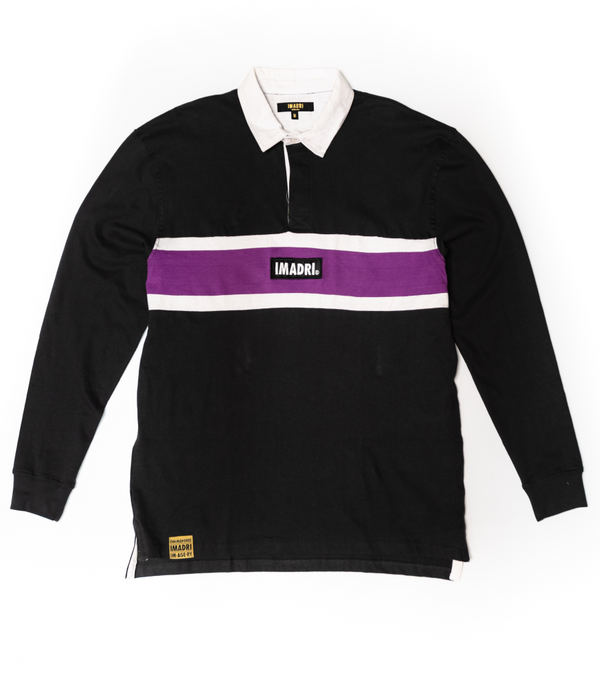 Rugby Long Sleeve - Dark Navy/Lavender