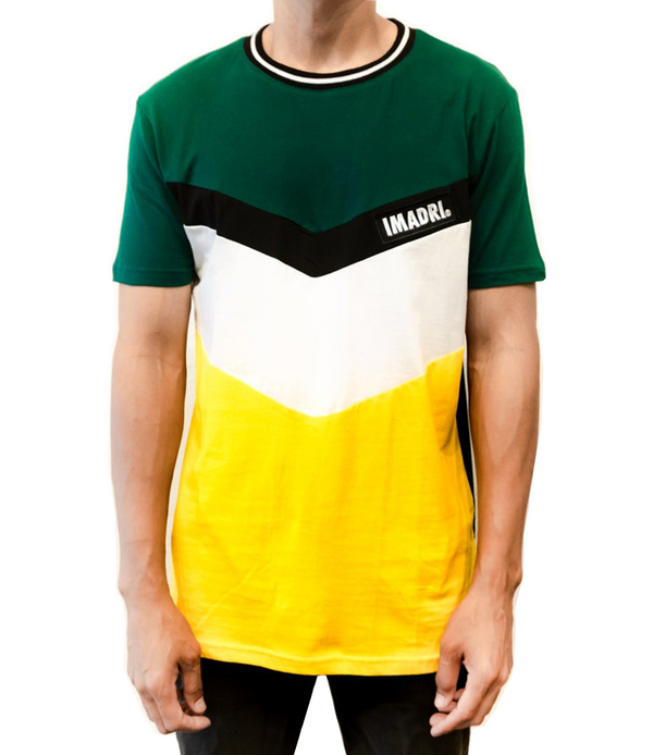 Zag Shirt - Green/White/Yellow