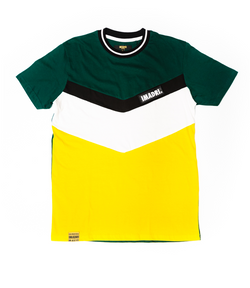Zag Shirt - Green/White/Yellow